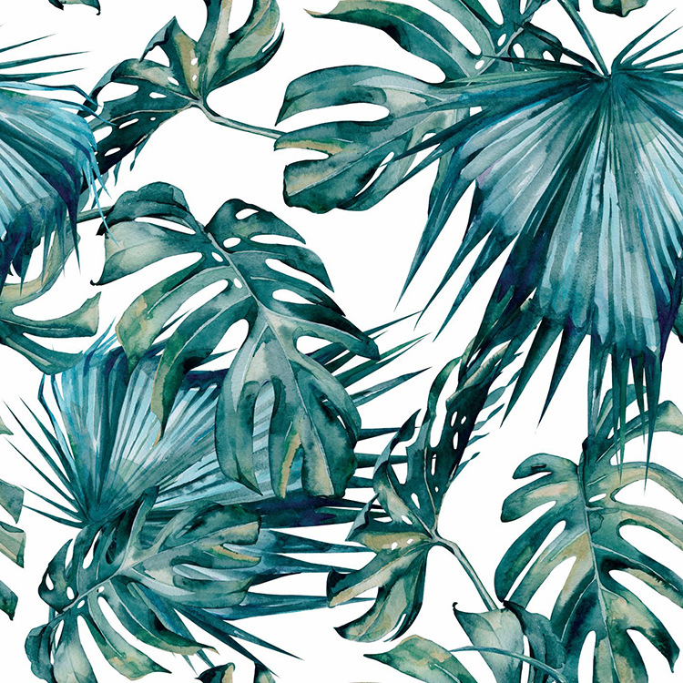 Botanicals A Breeze of Palm Leaves - Malachite