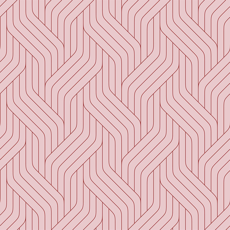 Lines and Geometrics Bend it like Escher English Rose