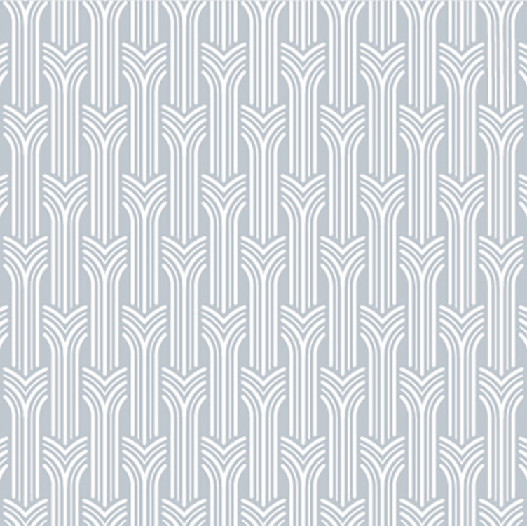 Lines and Geometrics Decodent Pale Grey