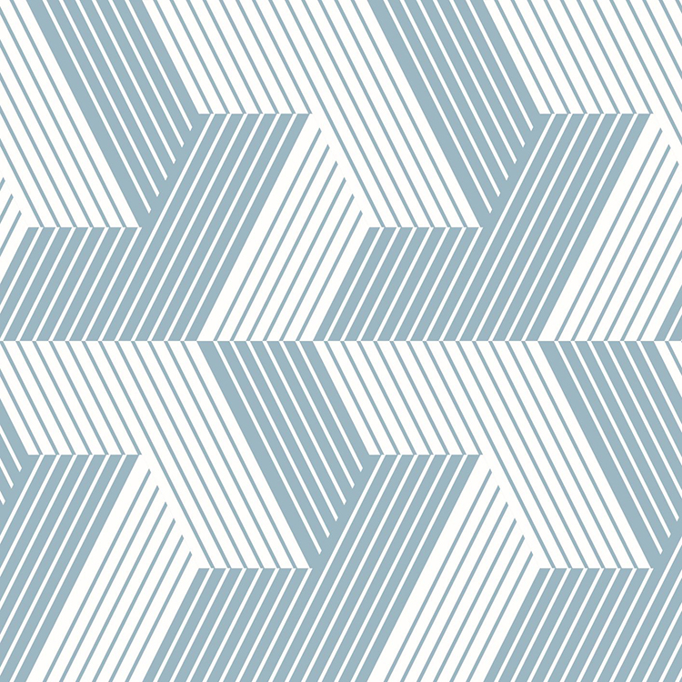 Lines and Geometrics Prismata Soft Silk